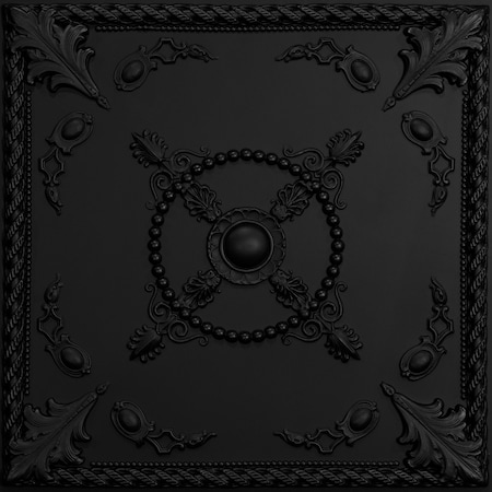 Ceilume Alexander 2ft x 2ft Black Ceiling Tile V3-ALEX-22BKO